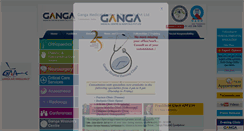 Desktop Screenshot of gangahospital.com